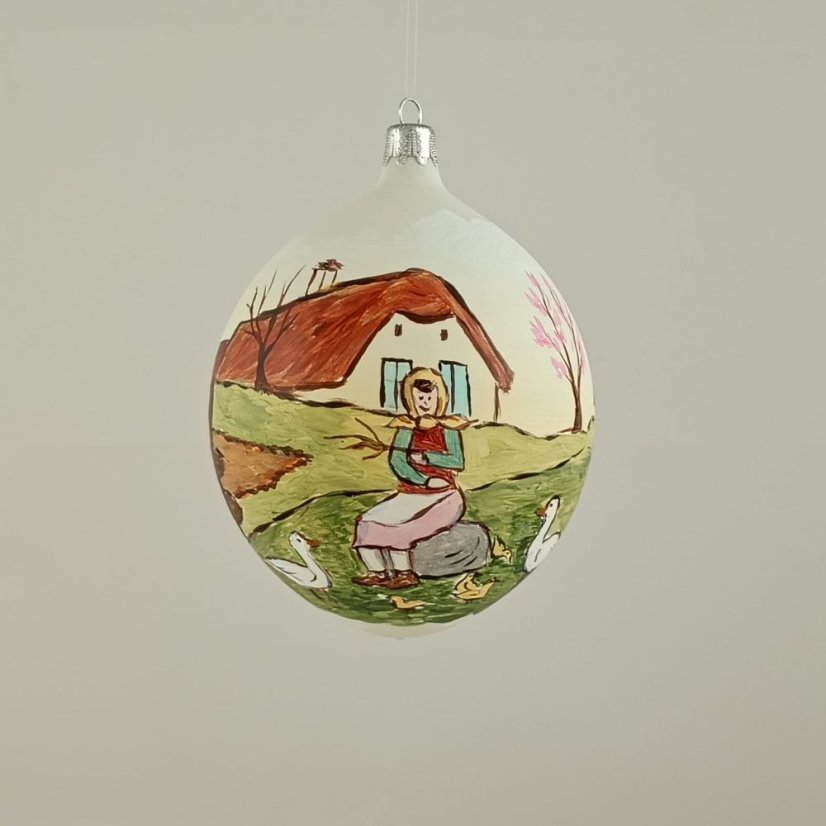 Veľkonočné vajíčka – vidiecka scéna