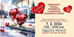 Workshop fúkania, striebrenia a maľovania skla 7.2.2026 - dopoludnia