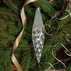 Ručně foukaná vánoční raketa se vzorem