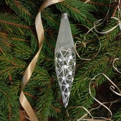 Ručně foukaná vánoční raketa se vzorem