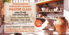 Workshop keramiky MASTER CLASS - Kreativní dekorování 28.2.2026