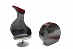 Keramické vázy – 2 ks (prodej jednotlivě)