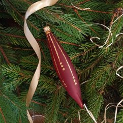 Ručně foukaná vánoční raketa