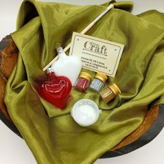 Skleněná foukaná srdíčka