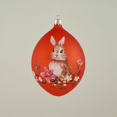 Velikonoční vajíčka – Zajíček mezi květinami