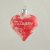 Srdce „Milujem tě“ – ručně malovaná skleněná ozdoba