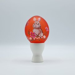 Velikonoční vajíčka – Zajíček mezi květinami