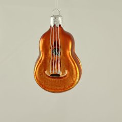 Vianočná ozdoba – sklenená gitara