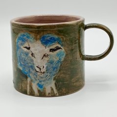 Keramický hrníček s motivem ovce