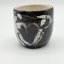 Kerámia pohár absztrakt motívval