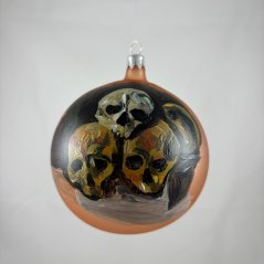 Paul Cézanne – Pyramid of Skulls, zlatohnedá guľa 10 cm