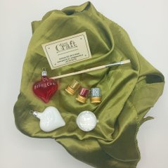 Skleněná foukaná srdíčka