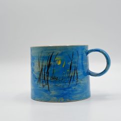 Keramický hrníček s přírodním motivem