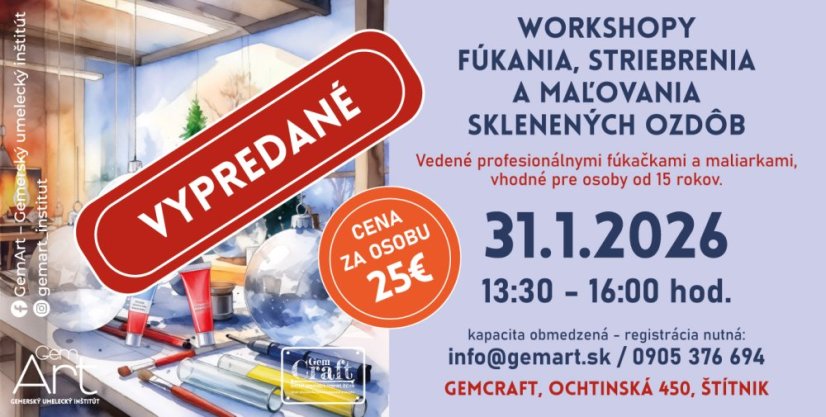 Üveg díszek fúvása, ezüstözése és festése 2026.01.31.