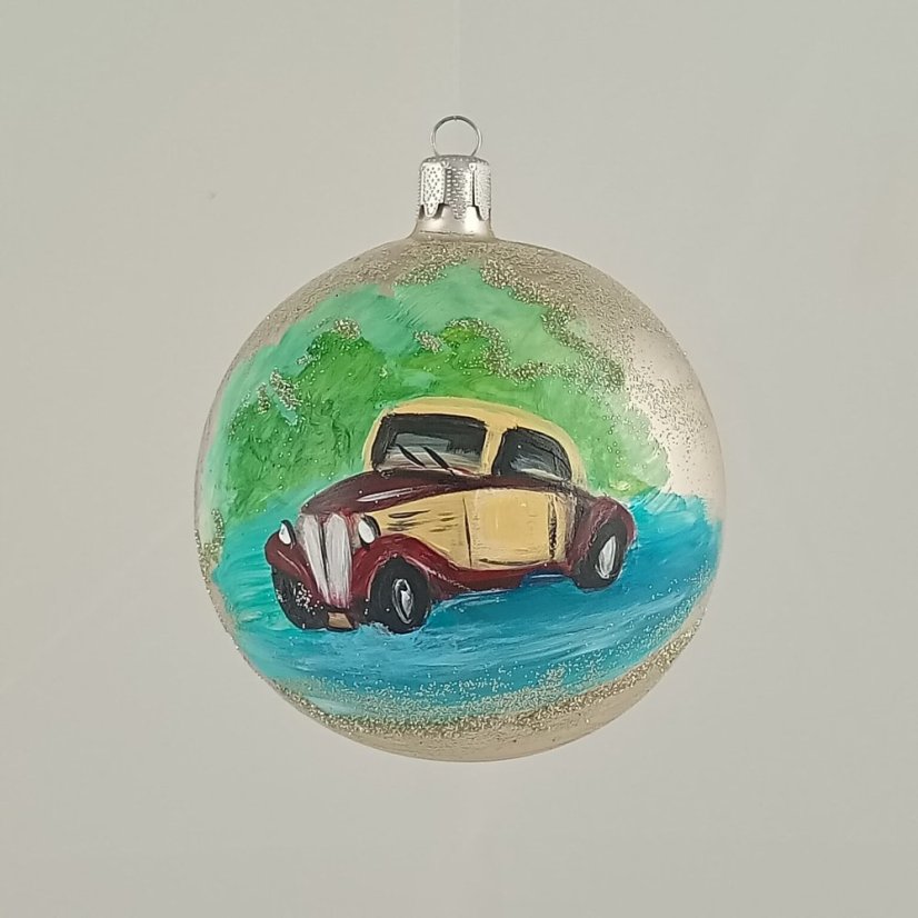 Kézzel festett üveggömbök – veteránok különböző színváltozatokban