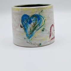 Keramický hrnek s motivem srdce