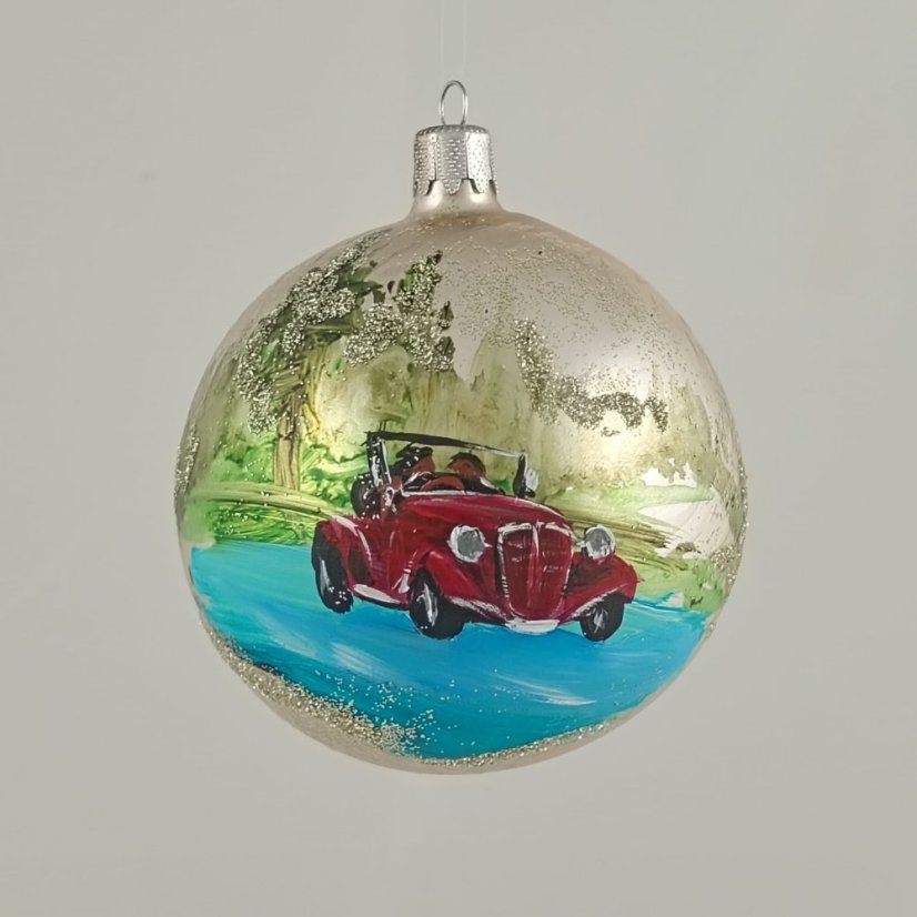 Kézzel festett üveggömbök – veteránok különböző színváltozatokban