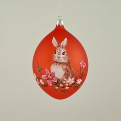 Velikonoční vajíčka – Zajíček mezi květinami