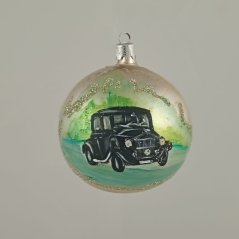 Ručně malované skleněné koule – veteráni v různých barevných provedeních