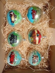 Retro auta – vánoční kolekce