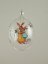 Objatie lásky/Ručne maľovaná sklenená ozdoba – 9 x 7 cm