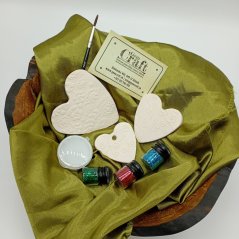 Kreativní DIY sada – zdobení keramických vánočních ozdob (terakota)-KOPIE