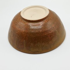 Ručně vyráběná keramická mísa – malovaný interiér