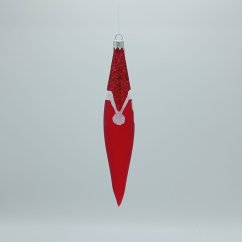 Kézzel fújt karácsonyi rakéta mintával