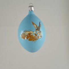 Veľkonočný zajac v modrom